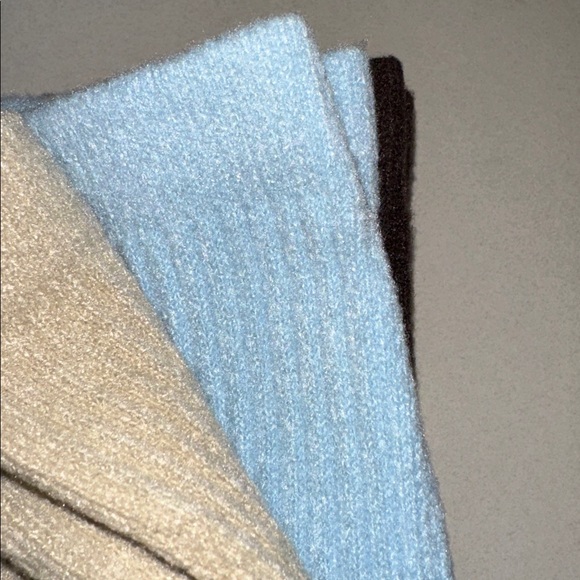 SPERRY Women’s Tan Blue Brown Cushion Mid Crew Super Soft Socks 3 Pack - Picture 8 of 10